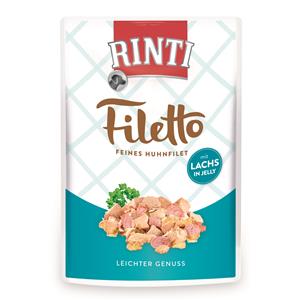 Rinti Filetto Jelly Chicken & Salmon 100g