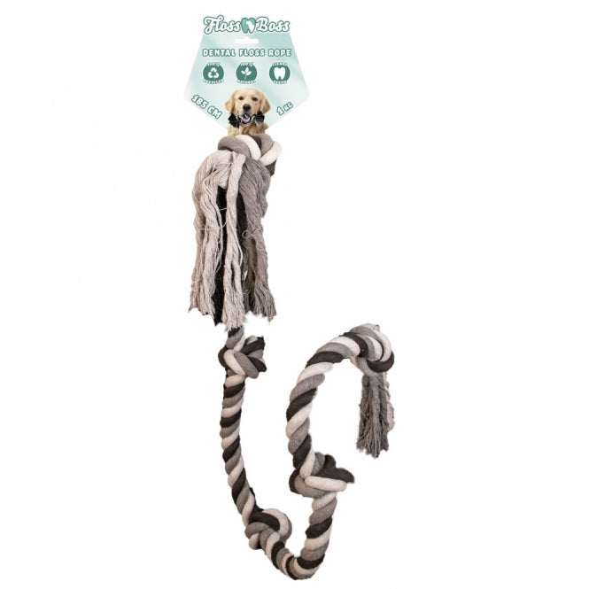 Floss Boss Dental Cotton Rope with 5 Knots