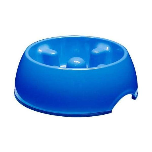 DOGIT Go-Slow Anti-Gulping Bowl Blue 1200 ml