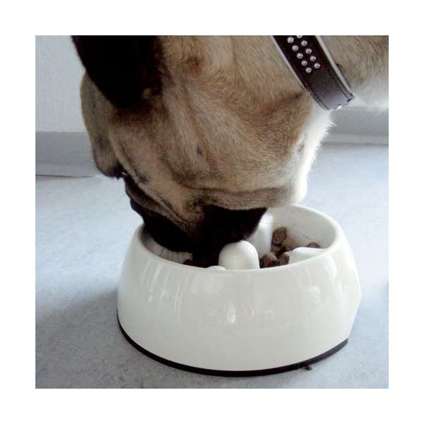 DOGIT Go-Slow Anti-Gulping Bowl Black 300 ml