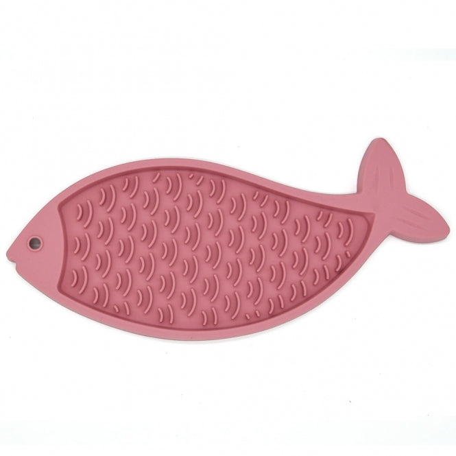 PROCYON Ladi Mat Fish lick plate for cats