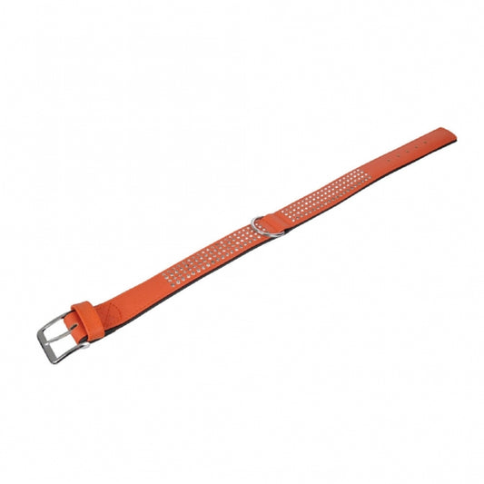 Karlie Vintage Rhinestone Collar - Tangerine