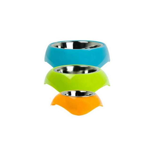 Pawise stainless steel bowl with plastic holder