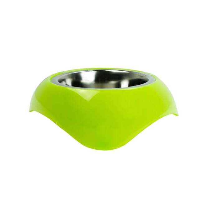 Pawise stainless steel bowl with plastic holder