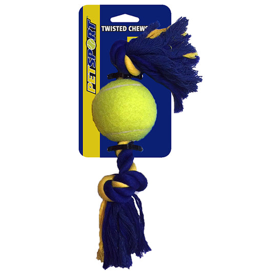 PETSPORT Medium 2-Knot Rope with Ball