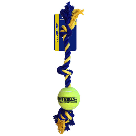 PETSPORT Large 3-Knot Rope with Ball
