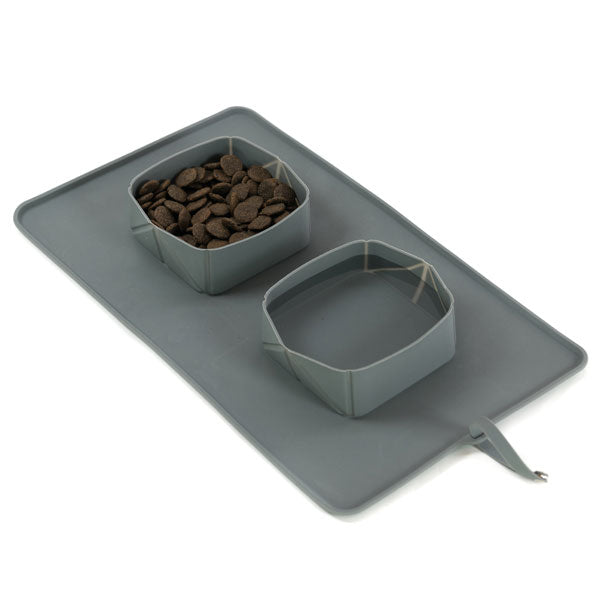 PROCYON Rollable Silicone Double Bowl