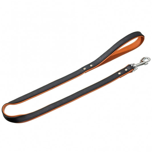 Karlie Rodeo leash riveted, 22mm 100cm - black/cognac