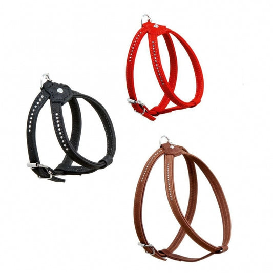 Karlie Buffalo Rhinestone Harness - Red