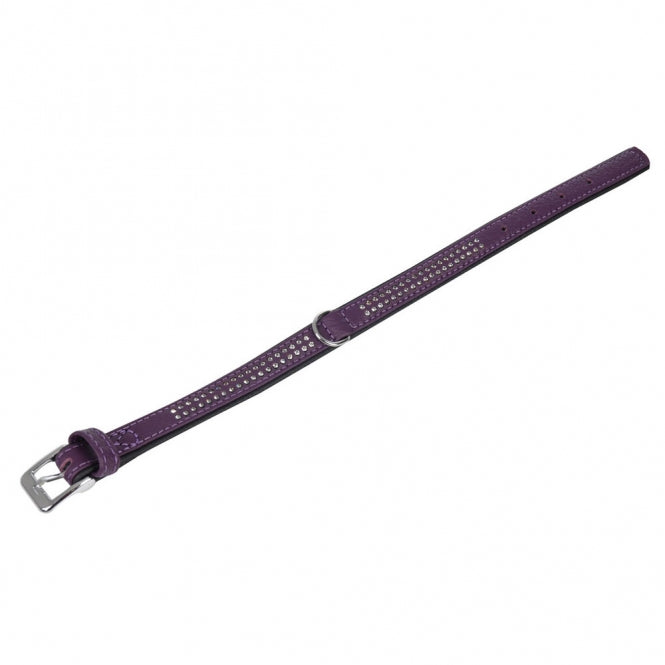 Karlie Vintage Rhinestone Collar - Violet