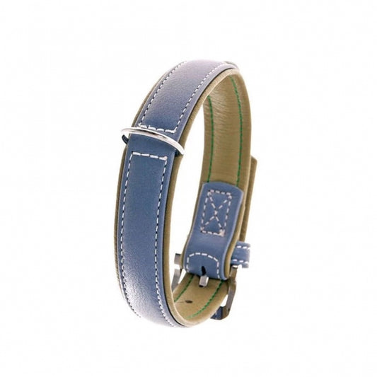 Karlie Vintage Trend Collar - Smoke Blue/Moss Green
