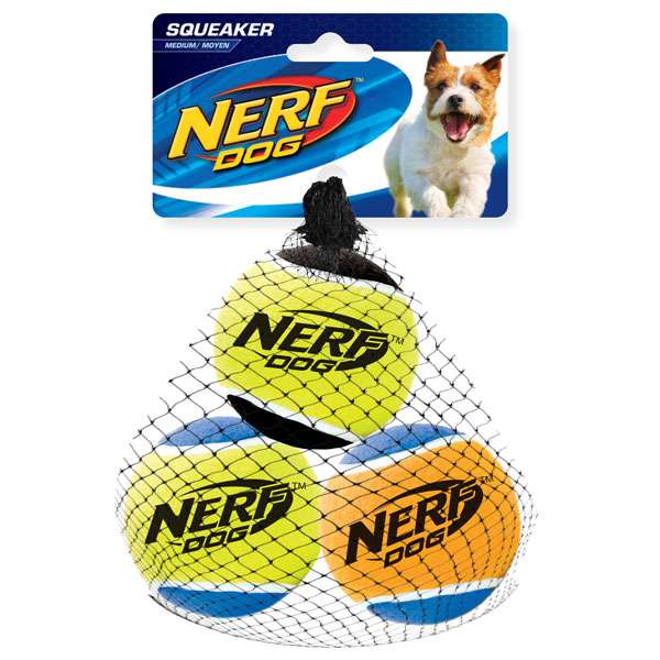 NERF DOG Tennis Ball with Squeaker