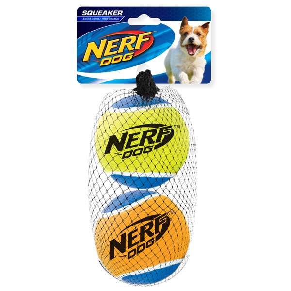 NERF DOG Tennis Ball with Squeaker