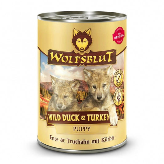 Wolfsblut can Wild Duck & Turkey Puppy 395g