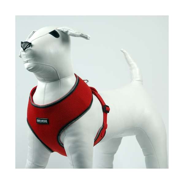 Pet-Star Soft Harness / Mesh Harness - Red