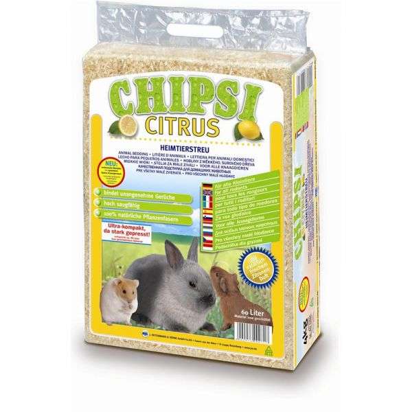 Chipsi Bedding Citrus 60ltr