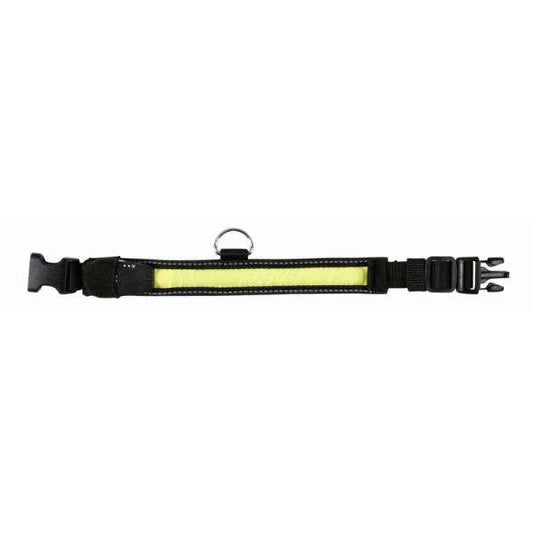 Trixie Flash + Reflect Collar - Black-Yellow