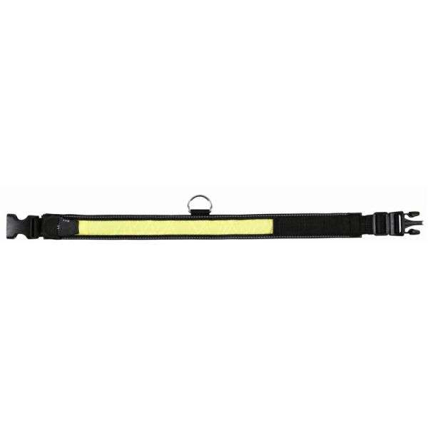 Trixie Flash + Reflect Halsband - Schwarz-Gelb