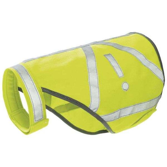 Hunter safety vest color yellow, reflective