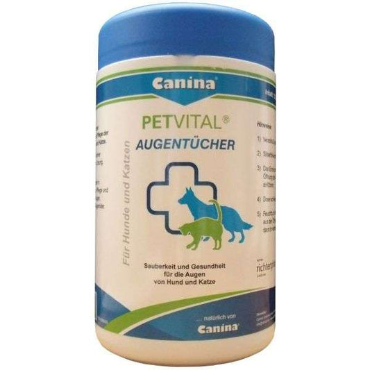 Canina Pharma PETVITAL eye wipes 120 pieces