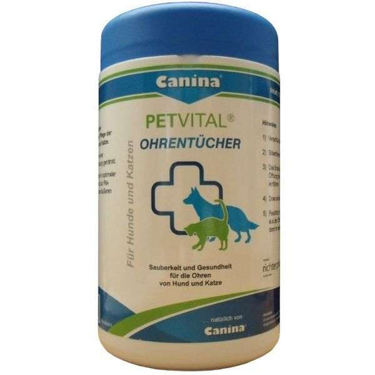 Canina Pharma PETVITAL Ear Wipes 120 pieces