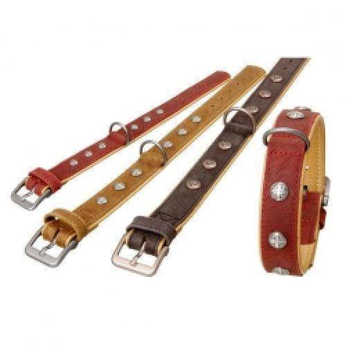 Karlie BUFFALO ORIENTAL Collar - Dark Red/Natural