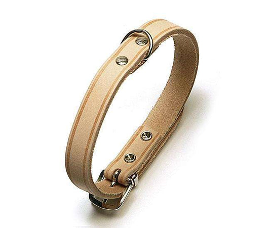Karlie RONDO collar riveted - natural