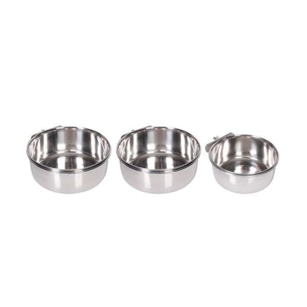 Karlie Flamingo stainless steel bowl with screw fastening