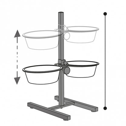 Karlie Otis Plus - Double Bowl Stand