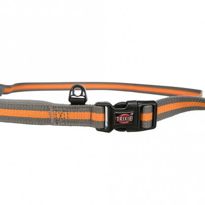 Trixie Jogging-Hundeleine - grafit/papaya