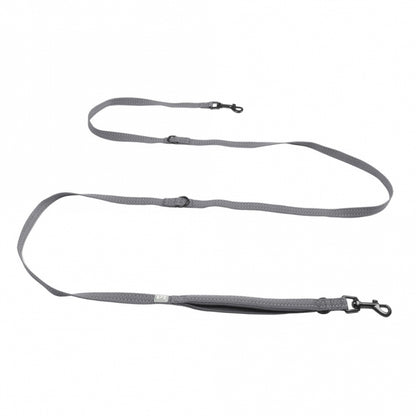 Duvoplus training leash EXPLOR Ultimate Fit Safety - Silver Reflective - 220cm