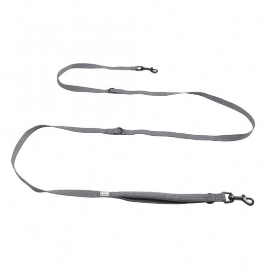Duvoplus training leash EXPLOR Ultimate Fit Safety - Silver Reflective - 220cm