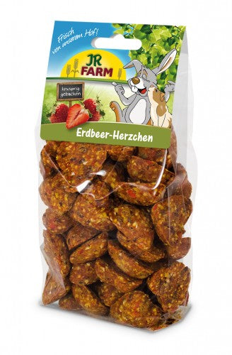 JR Farm Strawberry Hearts 150g