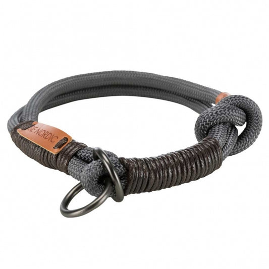 Trixie BE NORDIC pull-stop collar - dark grey