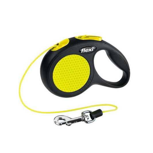 Flexi New Classic Neon Rope Rolling Leash