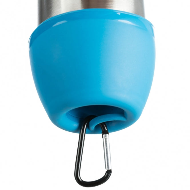 Trixie stainless steel bottle with drinking bowl