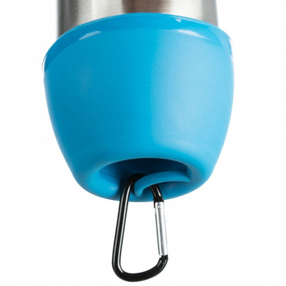Trixie stainless steel bottle with drinking bowl