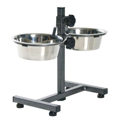 Trixie Dog Bar with Stainless Steel Bowls - 2 x 2.8 l