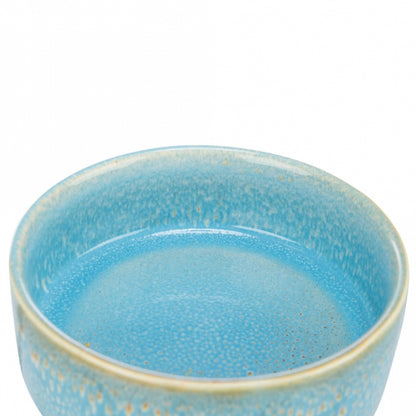 Trixie ceramic bowl with pattern - blue
