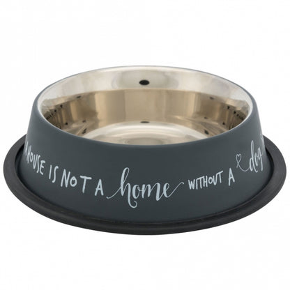 Trixie Stainless Steel Bowl Home for Dogs