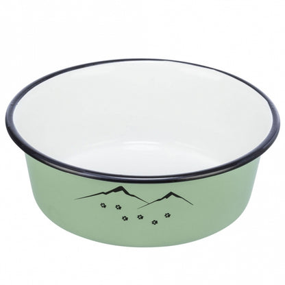 Trixie bowl made of enamel/stainless steel - ready for adventure
