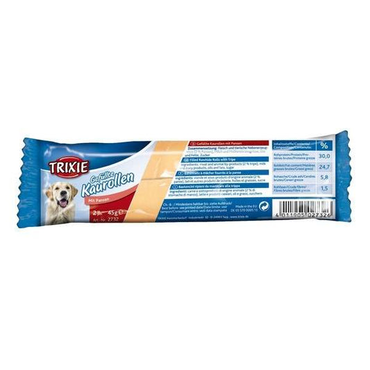 Trixie 2 filled chew rolls with tripe flavor