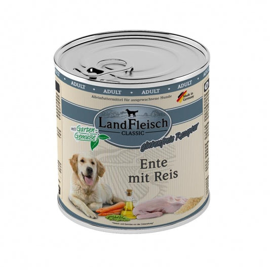 Landfleisch Dog Classic Ente mit Reis & Gartengemüse