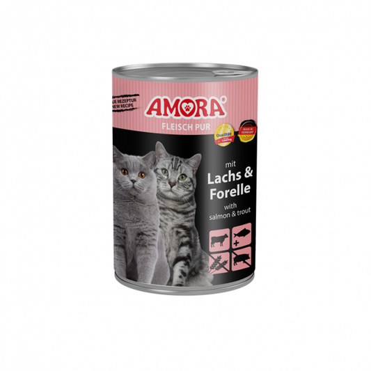 Amora Cat Fleisch Pur mit Lachs & Forelle