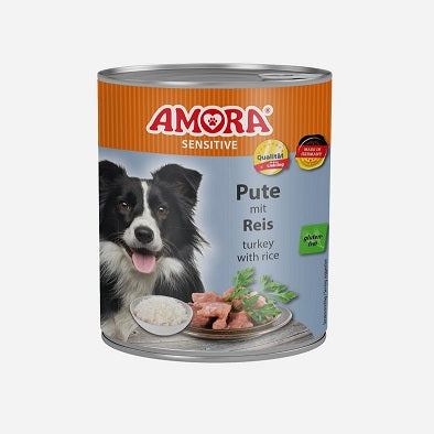 AMORA Dog Sensitive Pute & Reis