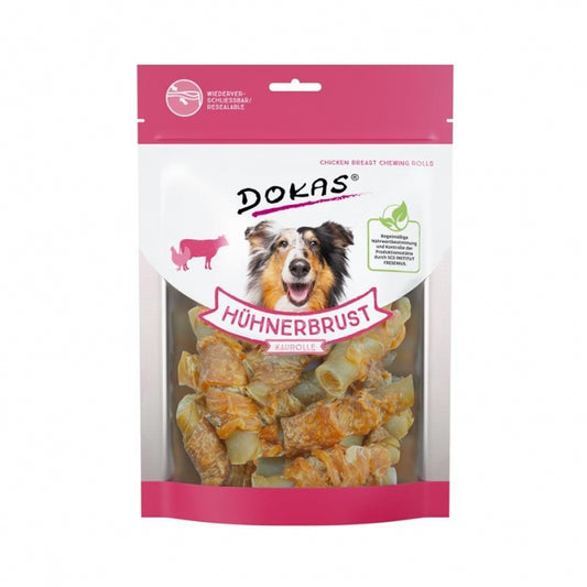 Dokas Dog Hühnerbrust Kaurolle 250 g
