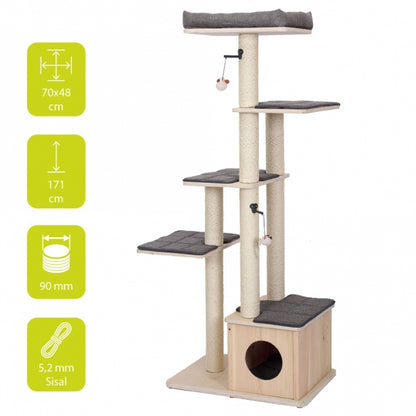 EBI Scratching Post Comfort Stockholm - grey