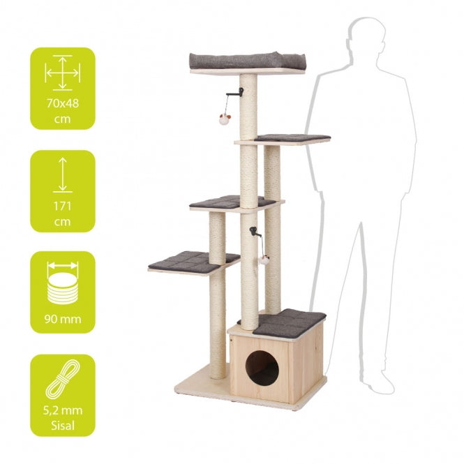 EBI Scratching Post Comfort Stockholm - grey