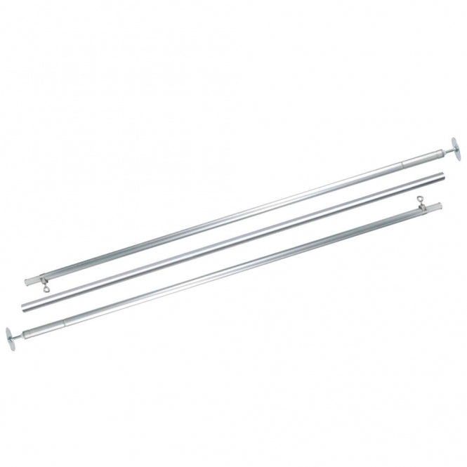 Trixie Net Tension Rod Set, Aluminum, 1.28-3.25m 