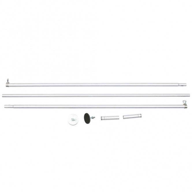 Trixie Net Tension Rod Set, Aluminum, 1.28-3.25m 